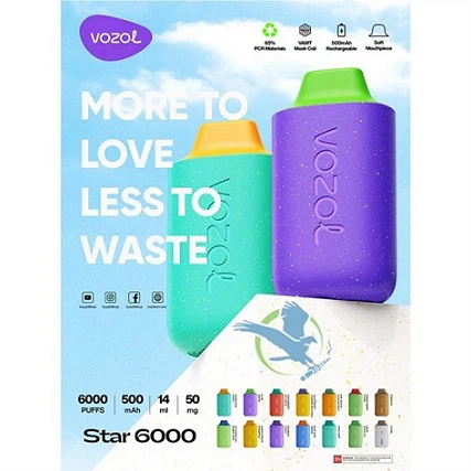 Vozol Star 6000 Vape за еднократна употреба